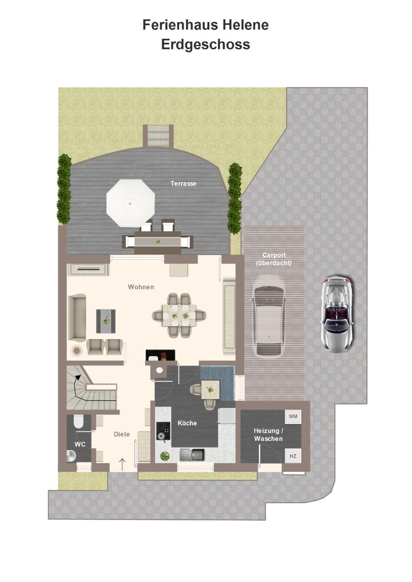 Ferienhaeuser Rhoen - Haus Natalie & Haus Helene Hausen  Eksteriør bilde